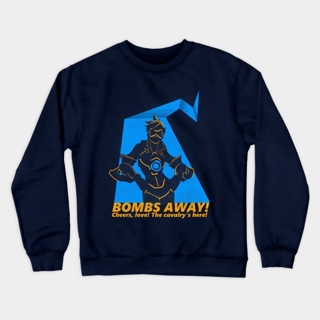 Cheers, love! The cavalry's here! Crewneck Sweatshirt by AlexRoivas